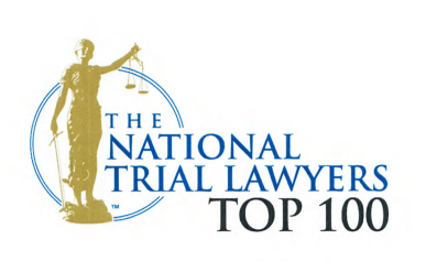 A logo for the national trial lawyers top 100