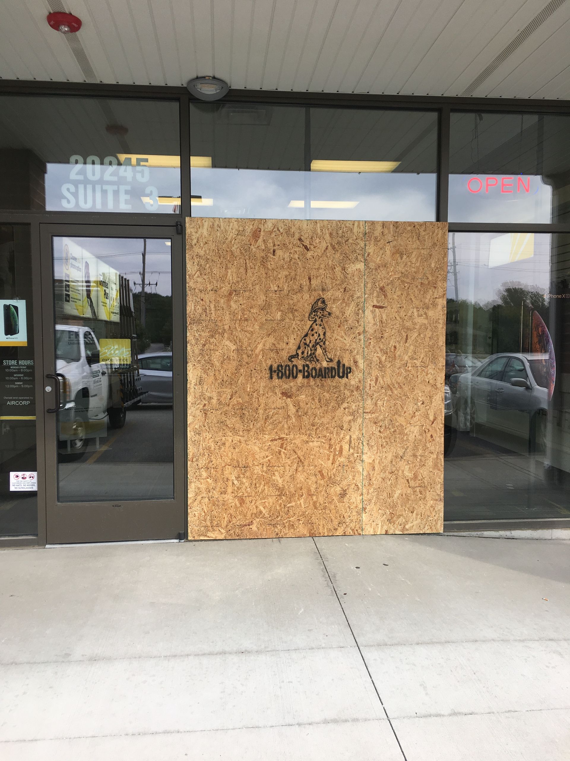 commercial property glass doors