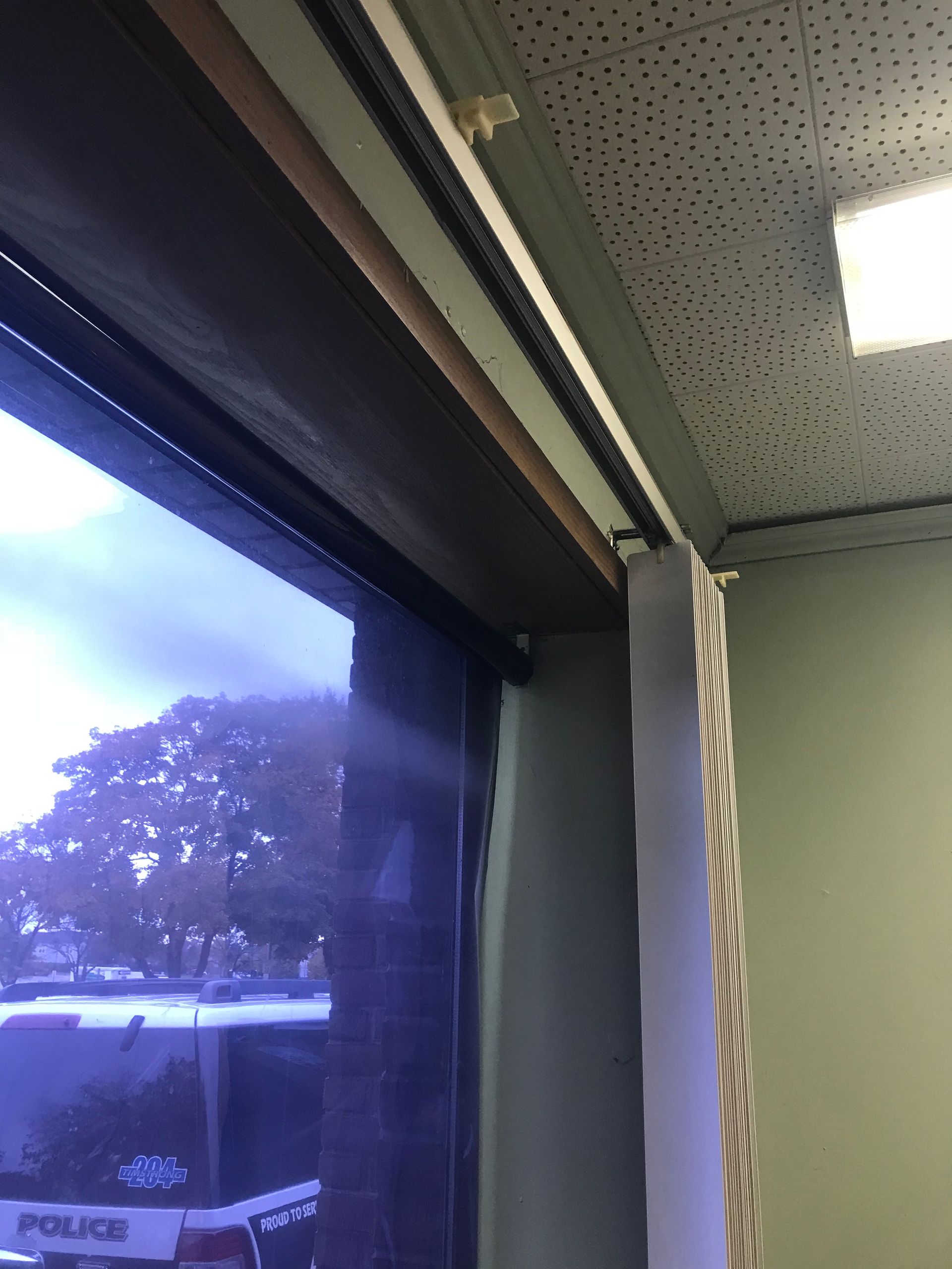 Park Forest Police Dept window