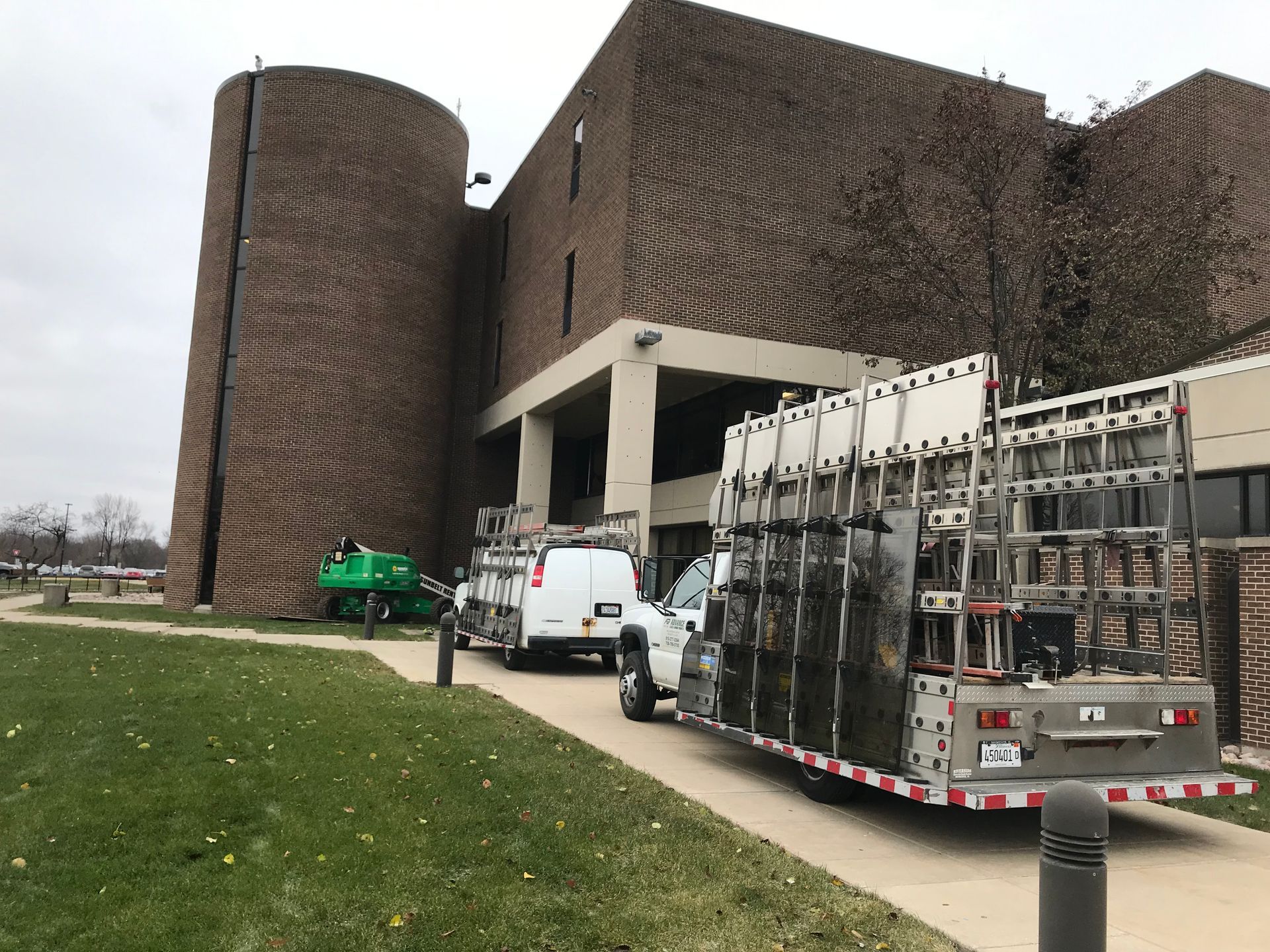 glass truck installation