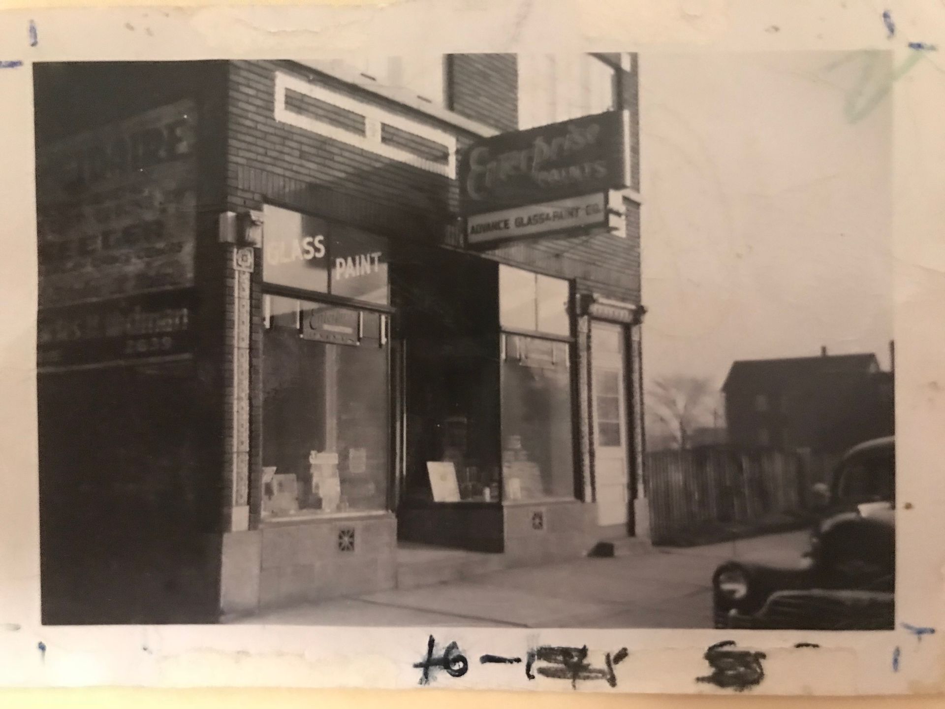 storefront in the past