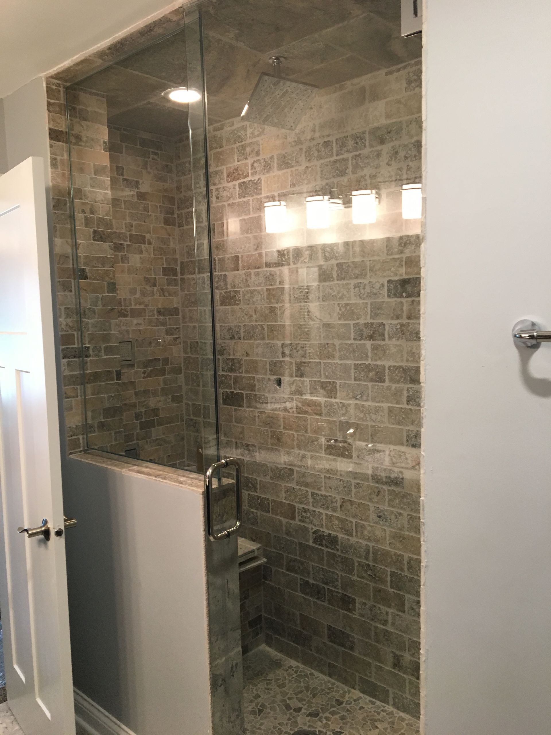 glass shower enclosure