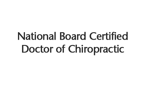National Board Certified Doctor of Chiropractic