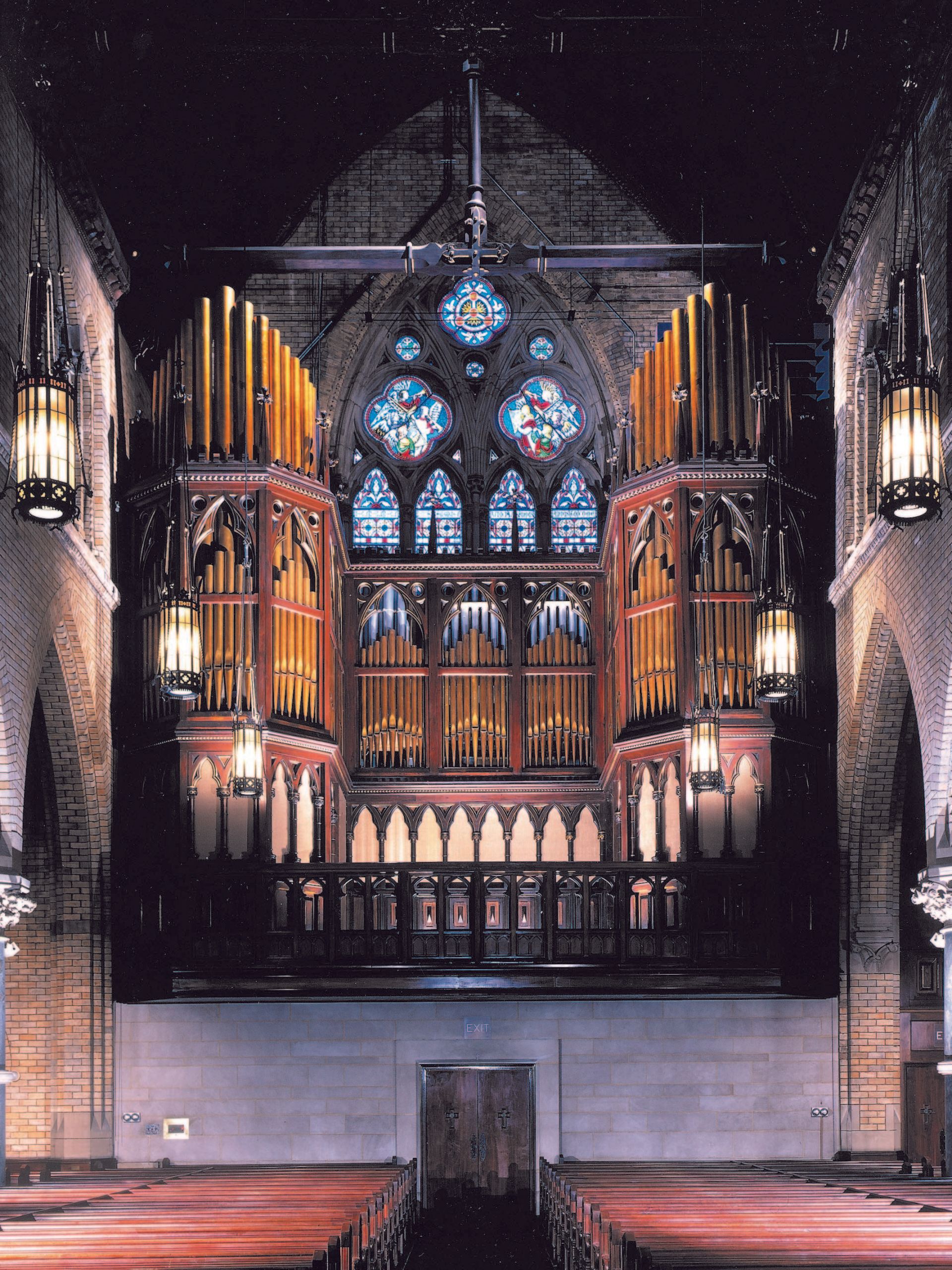 Beautiful pipe organ work