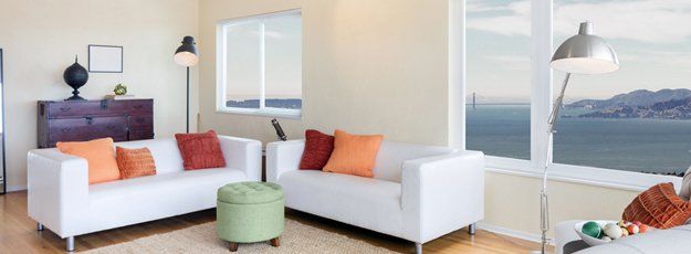Clean living room