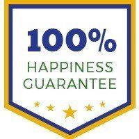 100% Happiness Guarantee