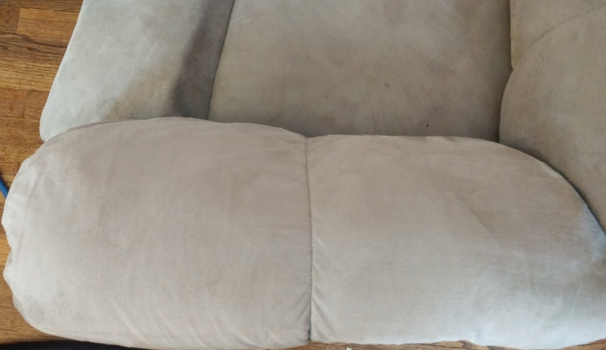 after upholstery cleaning