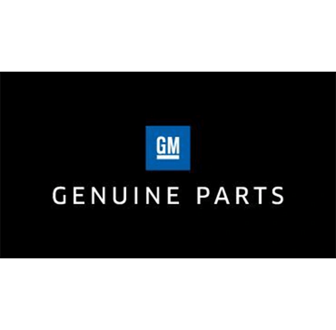 Gm genuine parts logo on a black background