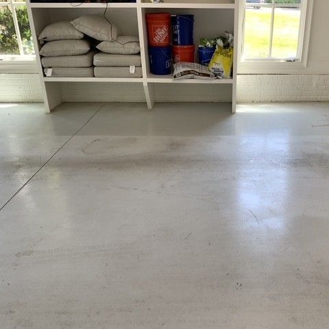 Garage Floor before