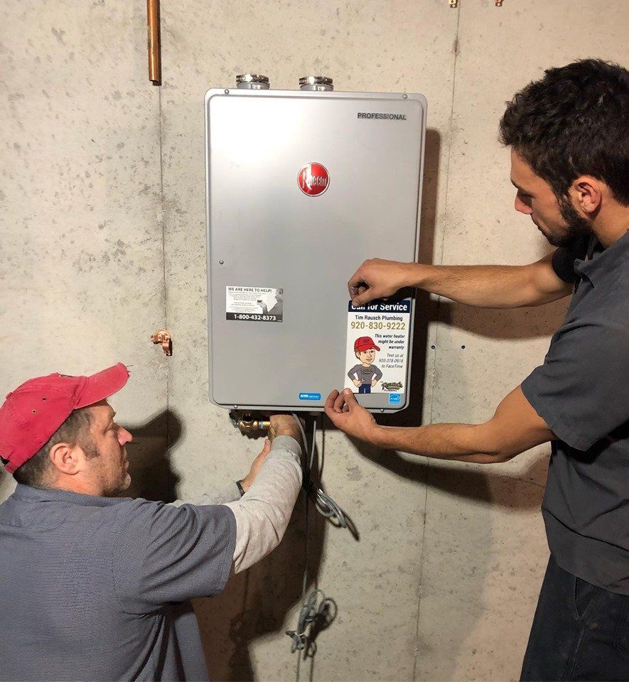 Tankless water heater installation appleton wi