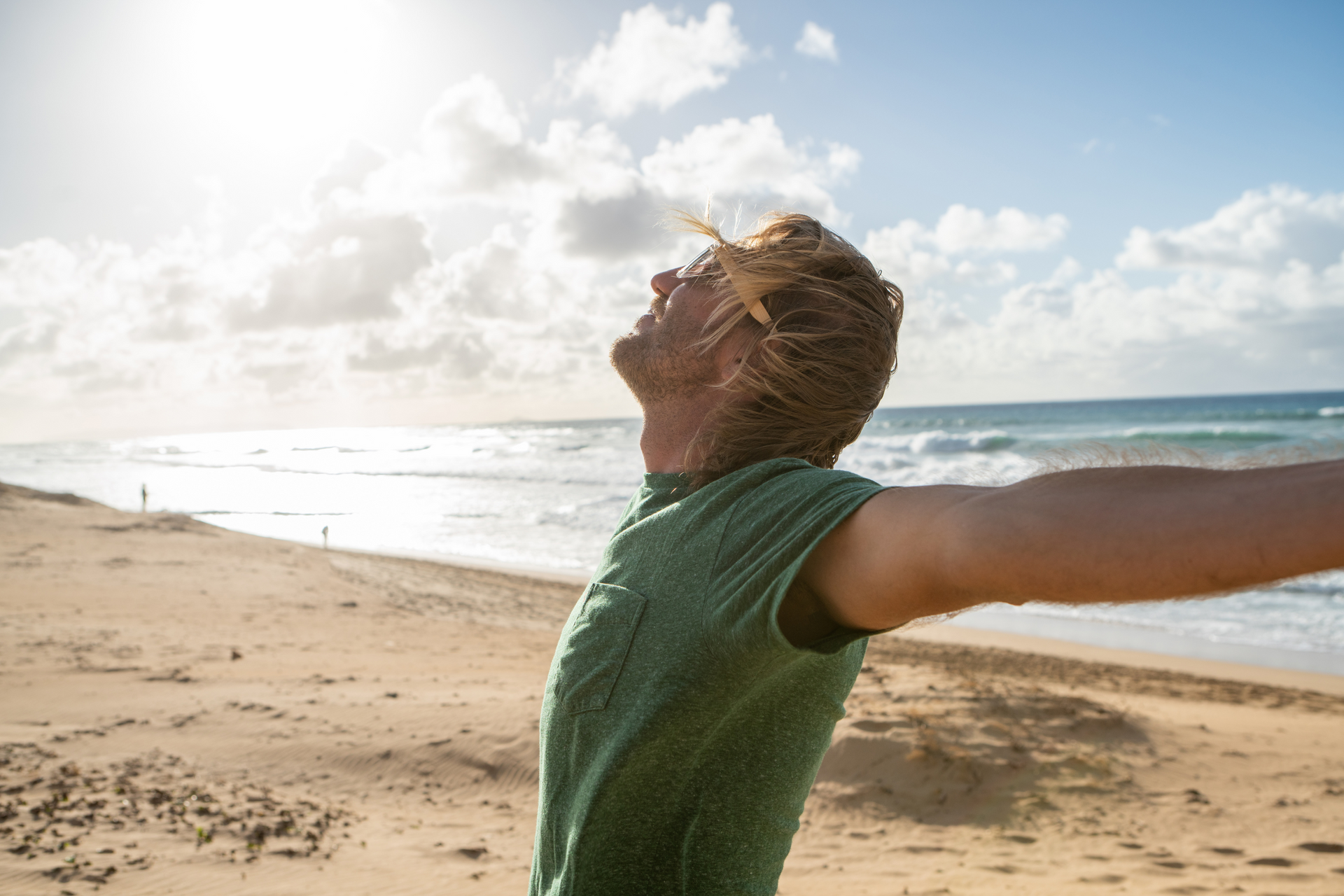 Man receiving mental health support at Coastal Wellness.