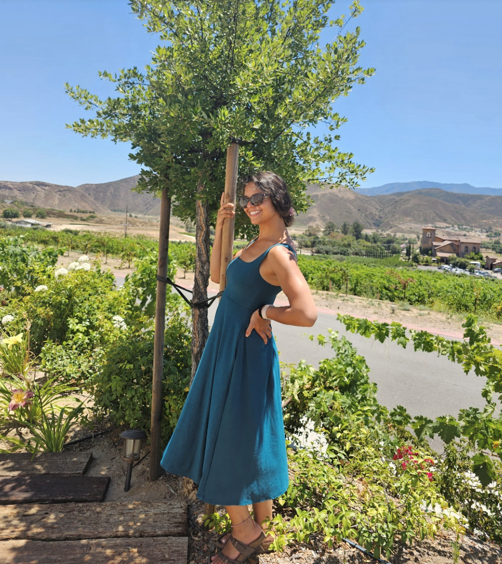 Nature-loving counselor, Audrey, finds serenity amidst desert mountains, promoting holistic mental wellness.