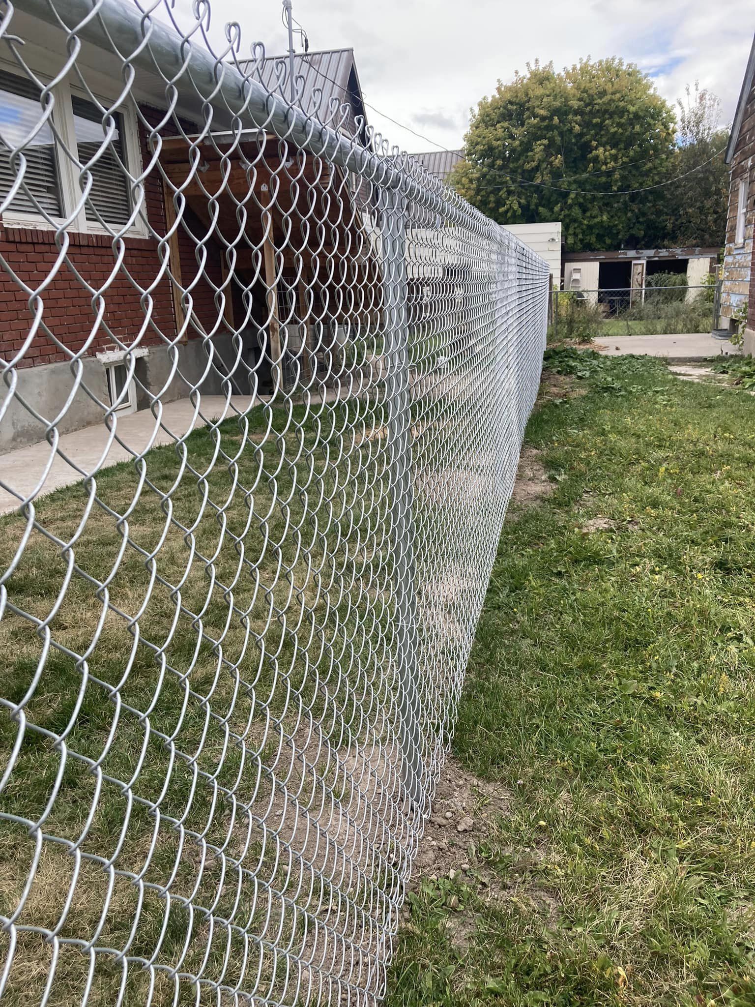 Chain link fence
