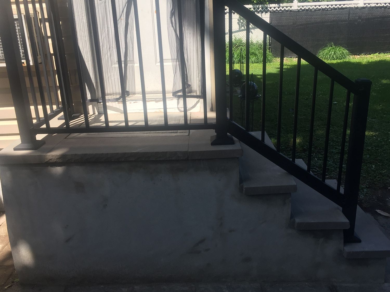 Concrete stairs