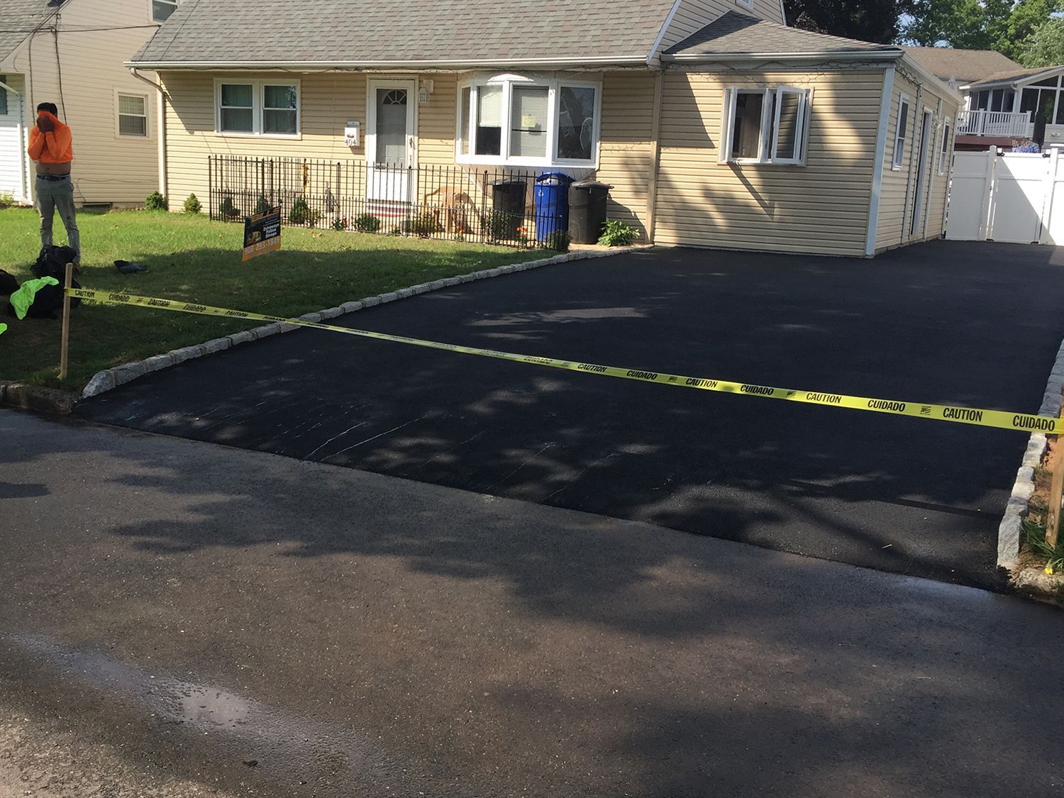 Driveway paving