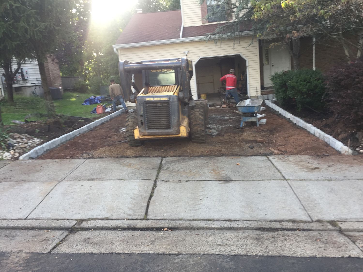 Paving construction