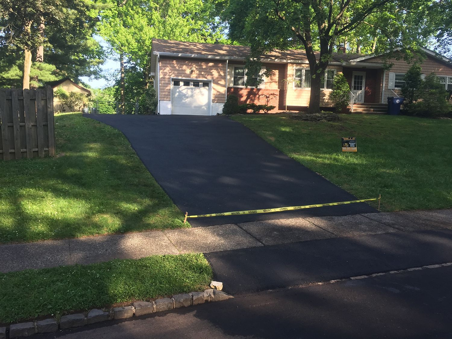Driveway blacktop repair