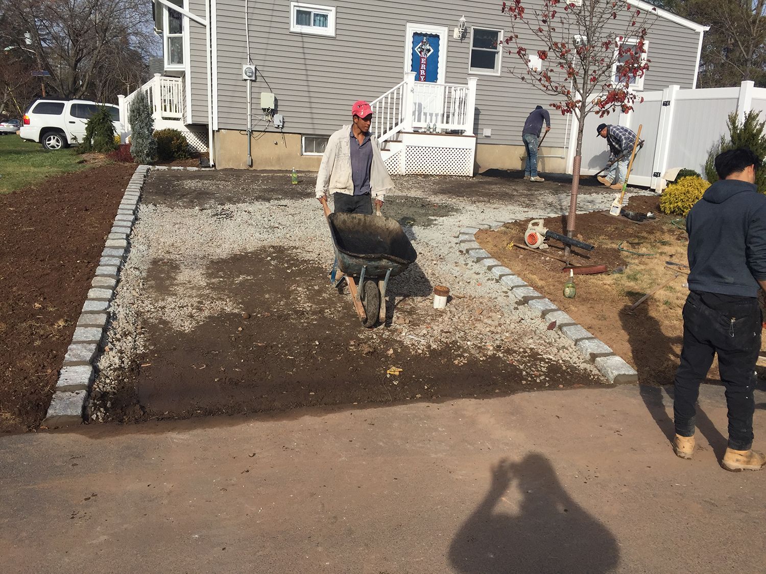 Driveway construction
