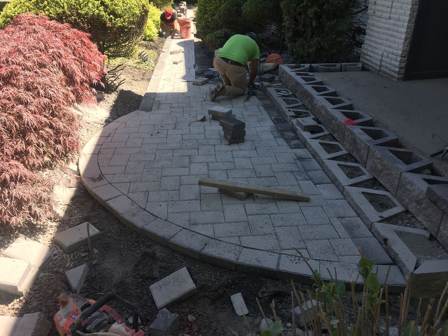 Patio masonry