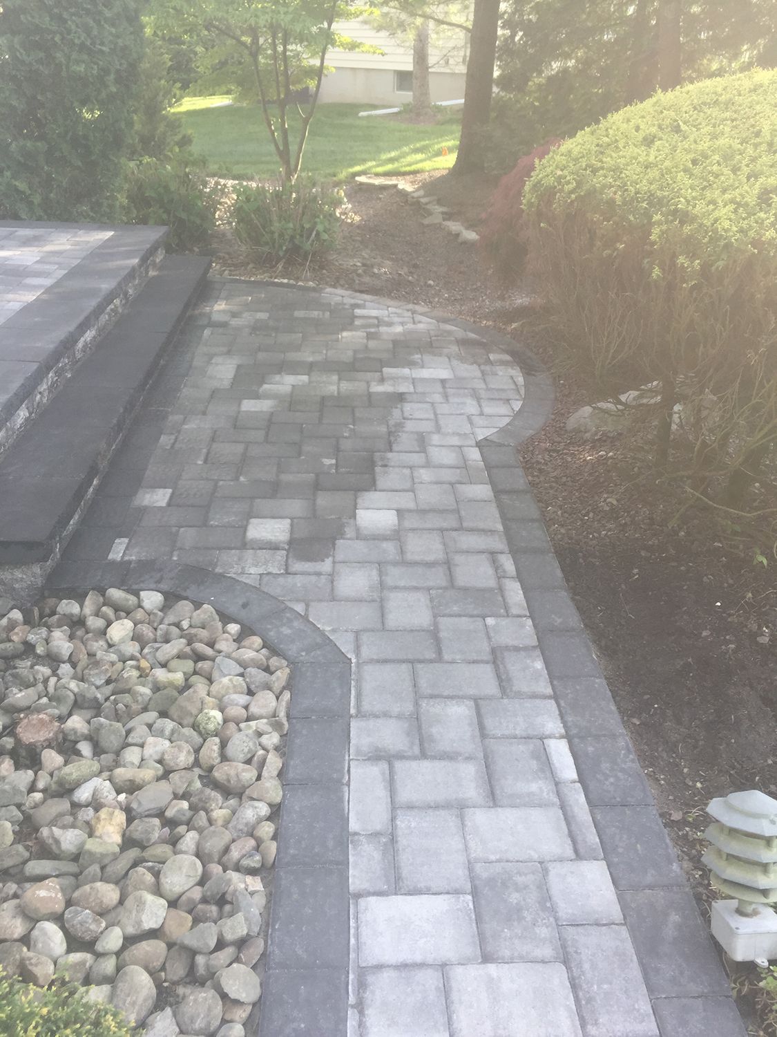 Stone walkway