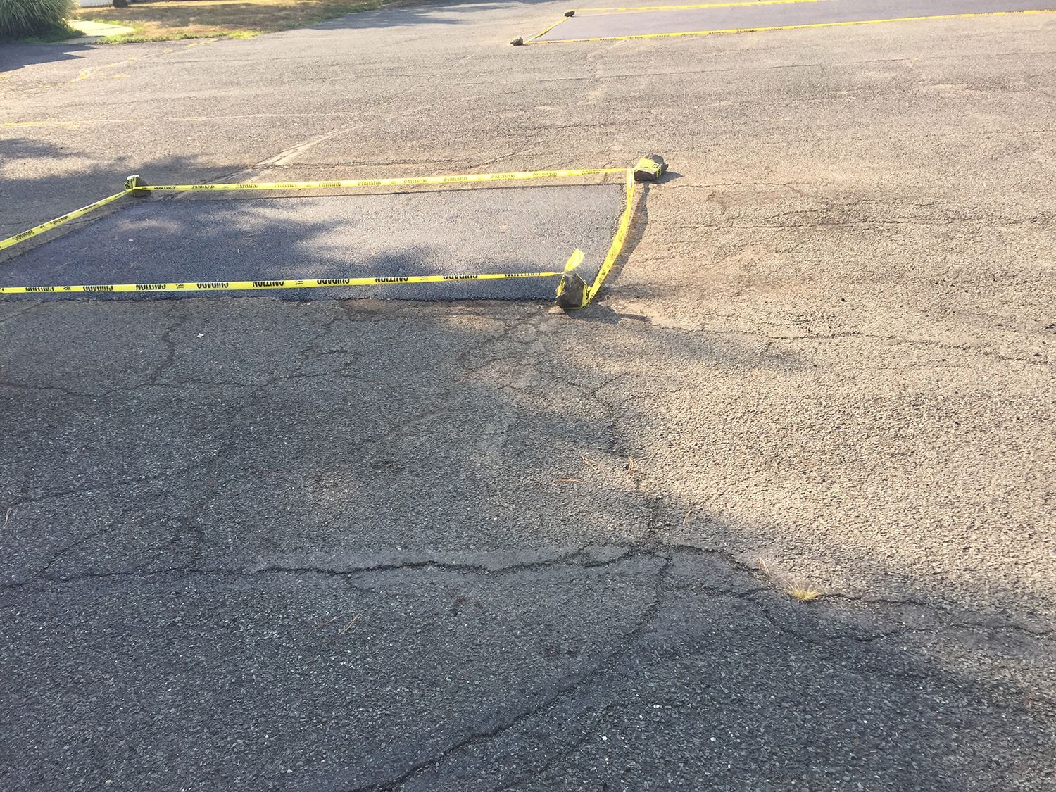 Cracked pavement repair