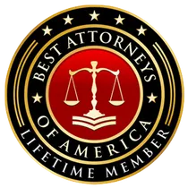 Gold and black emblem: