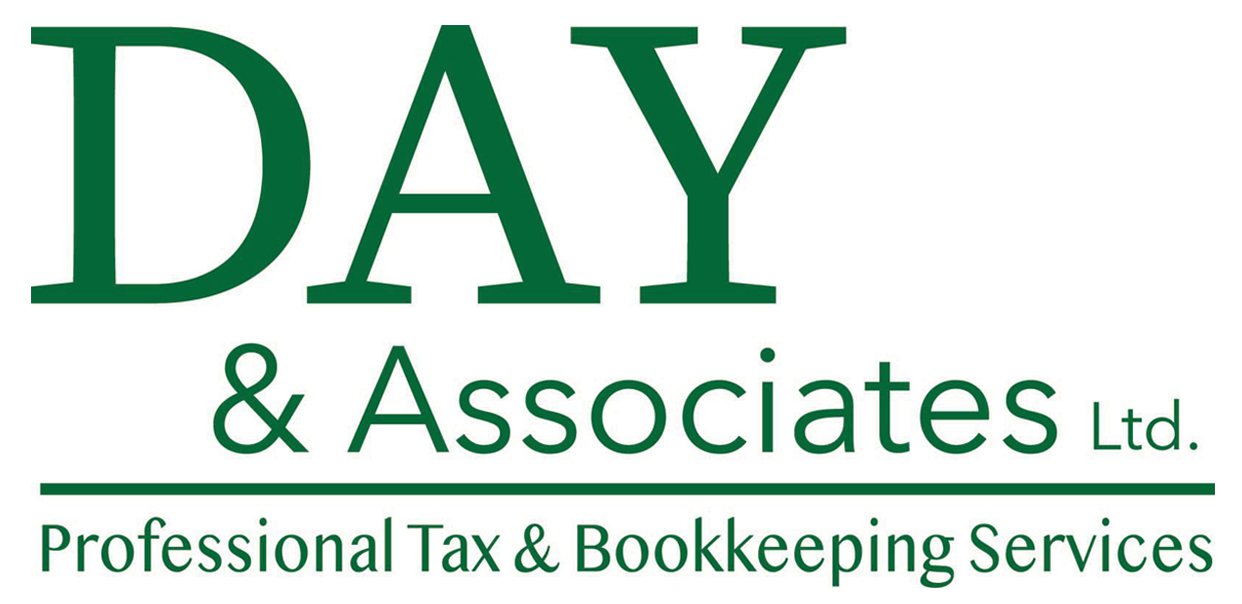 DAY & Associates Ltd. logo with green text and the tagline “Professional Tax & Bookkeeping Services”