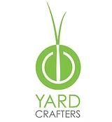 Green logo for Yard Crafters: circle with inside "Y", and grass sprouting. "Yard Crafters" below.
