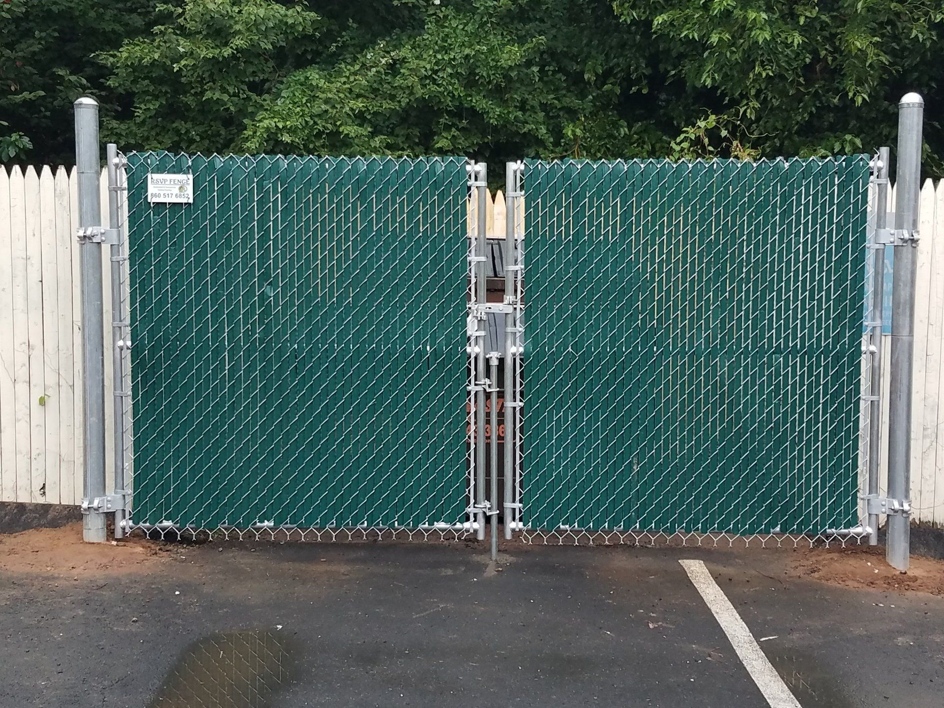 Chain-link fencing