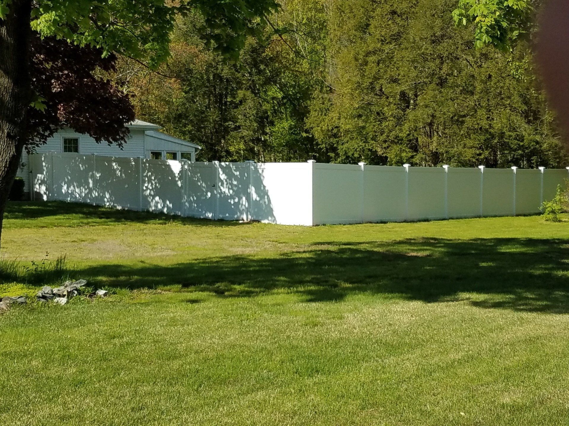 Vinyl fencing