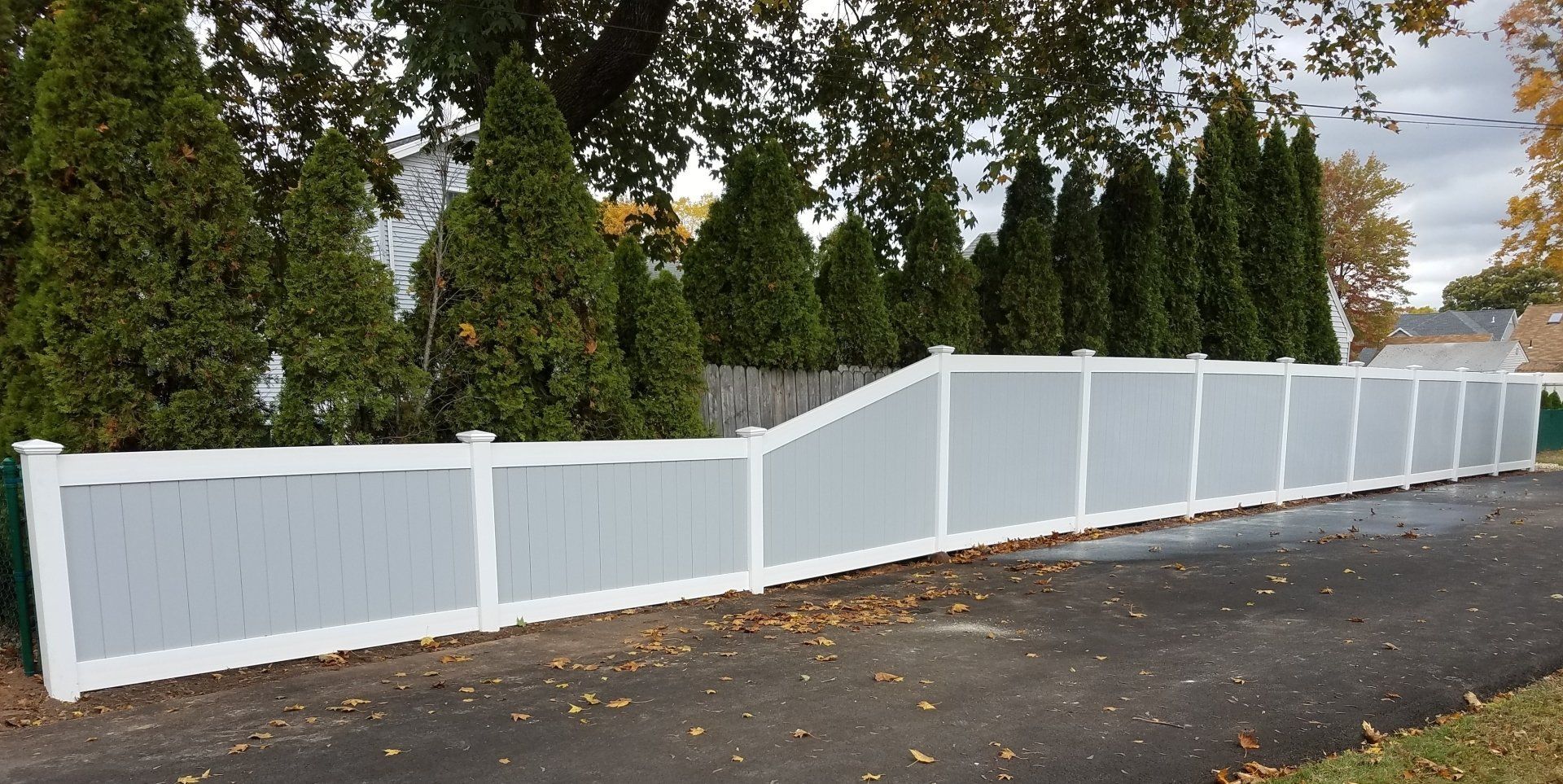 Vinyl fencing