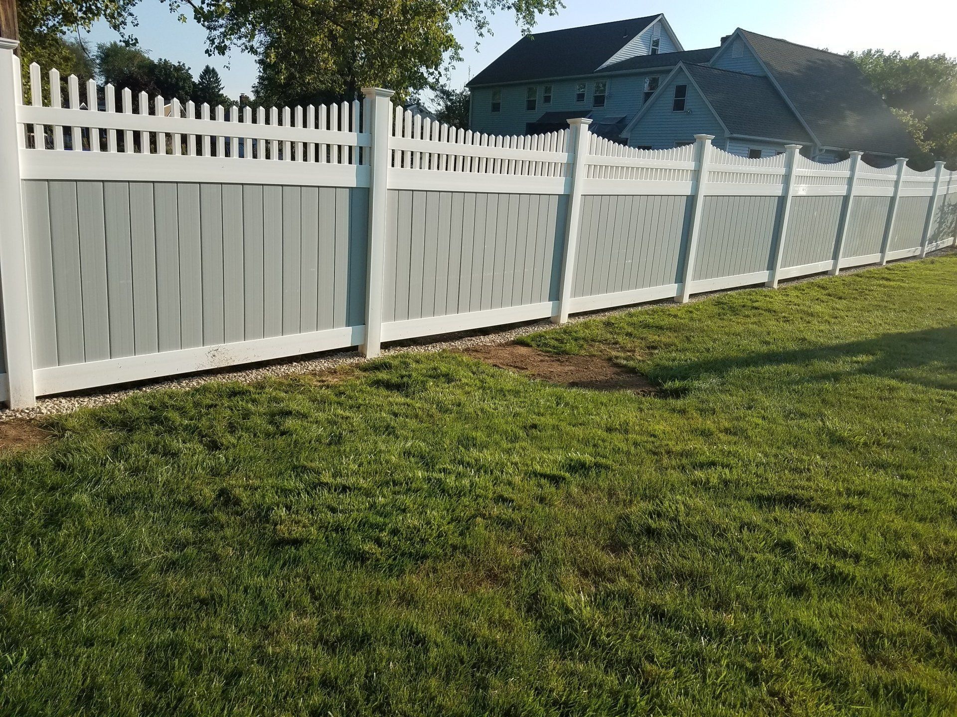 Vinyl fencing