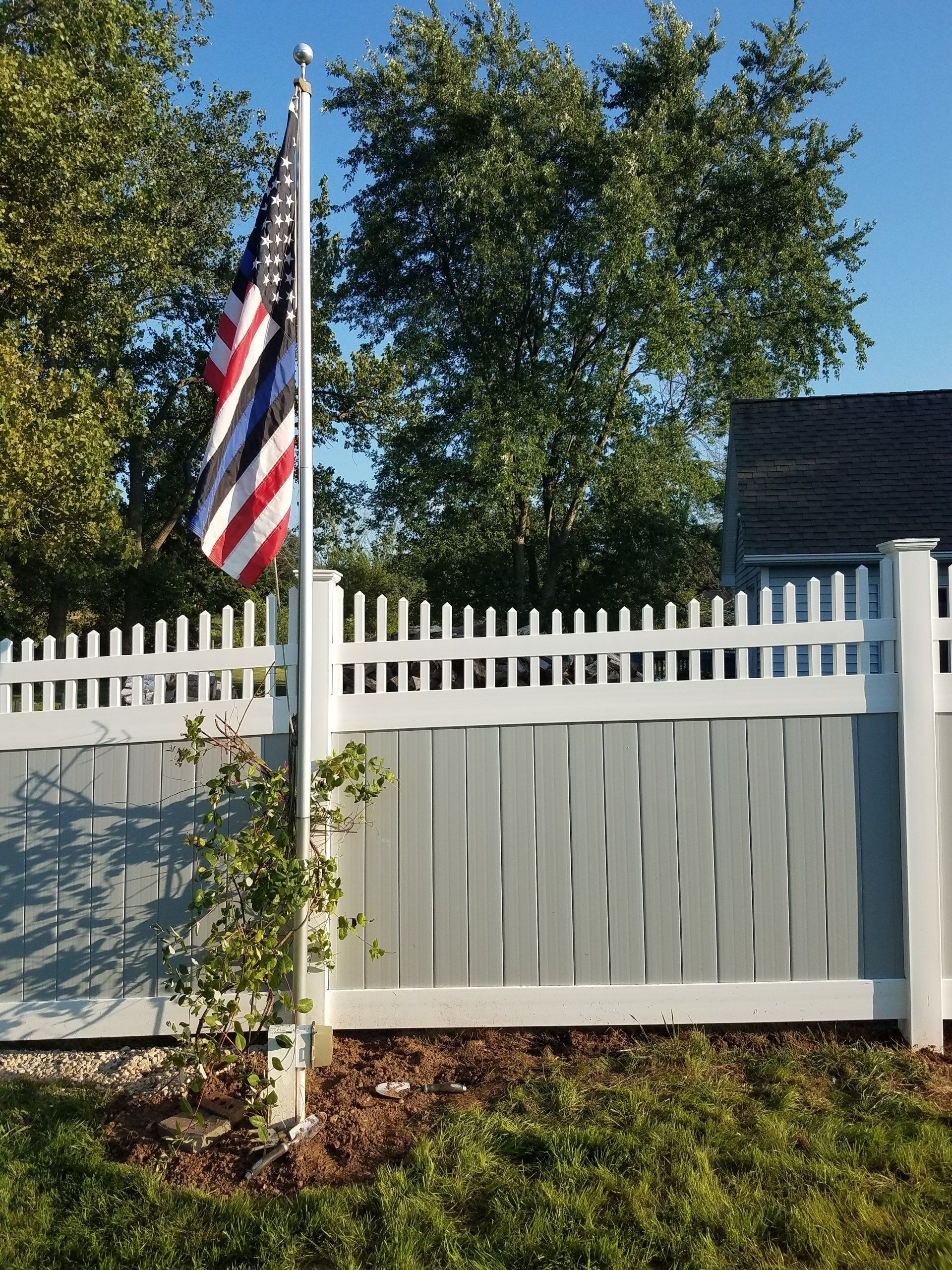Vinyl fencing