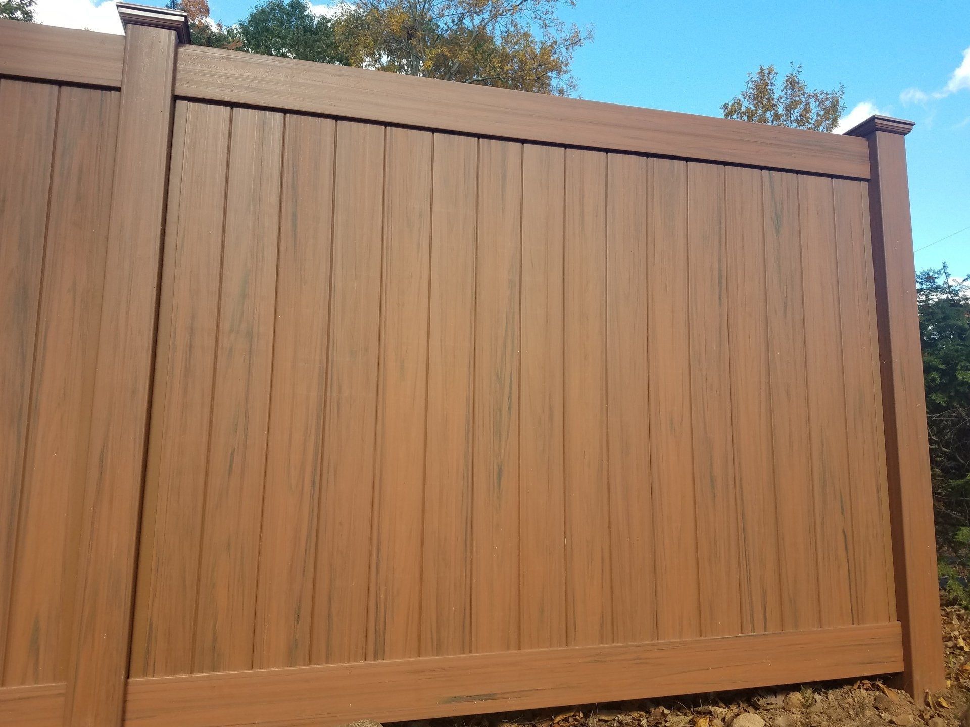 Vinyl fencing