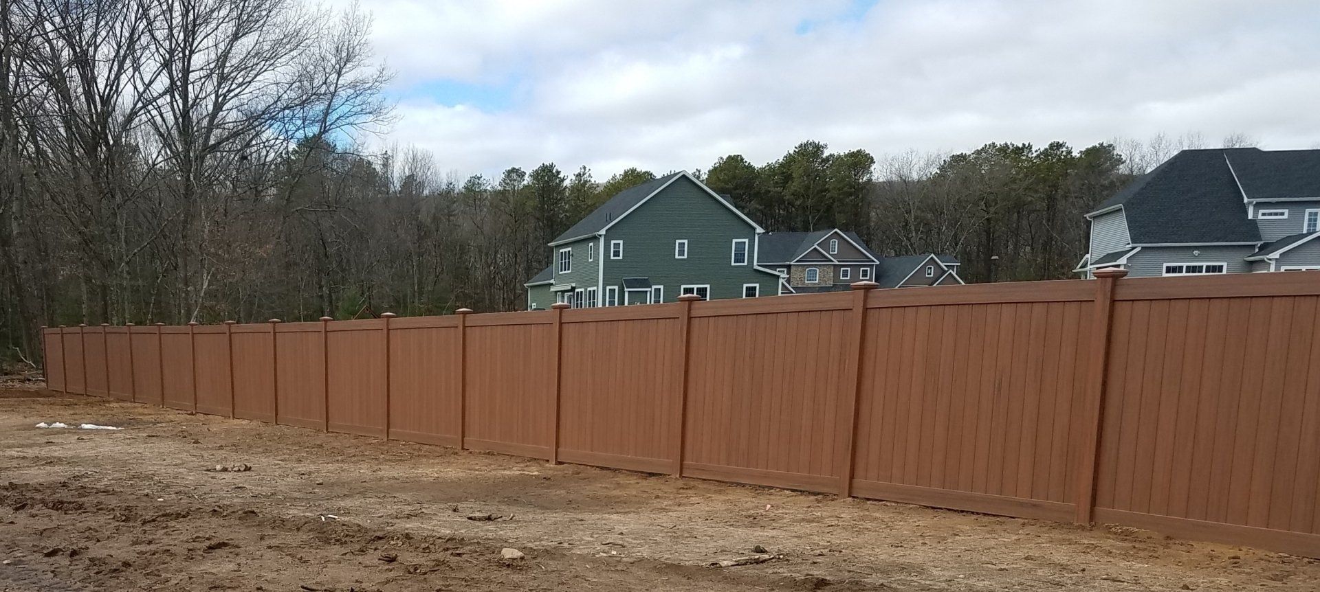 Vinyl fencing
