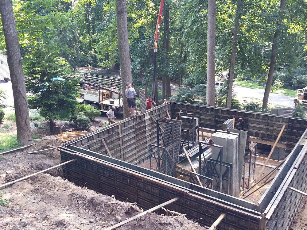 On-going garage installation