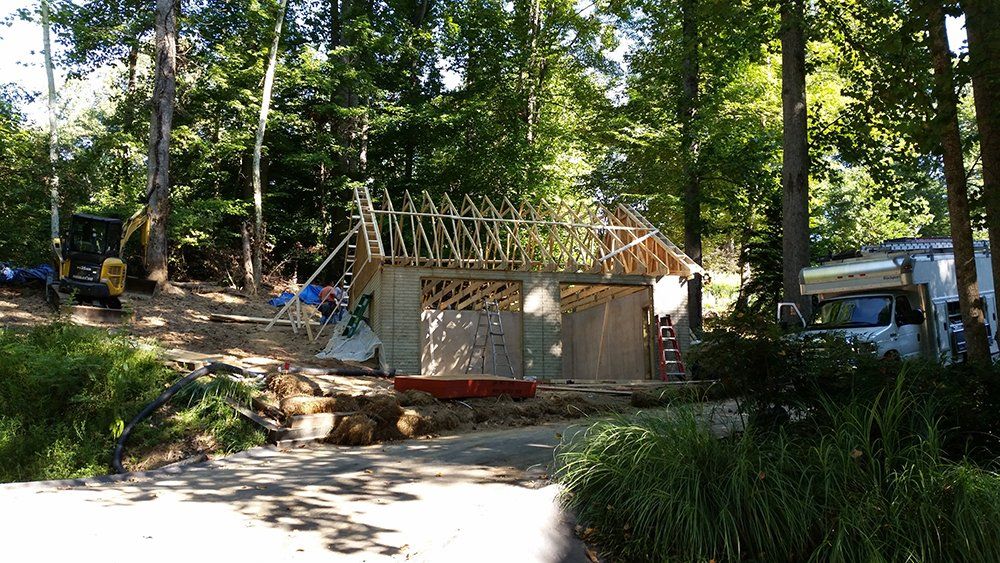 On-going garage installation