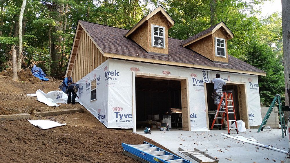 On-going garage installation