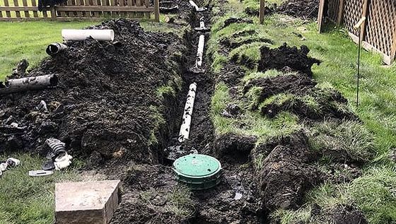 Field septic system