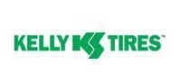 Kelly K Tires logo in green text with stylized 
