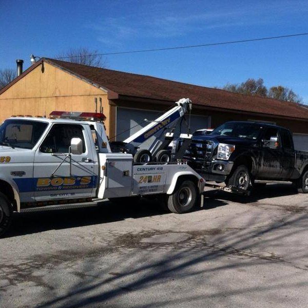 Pickup truck towing