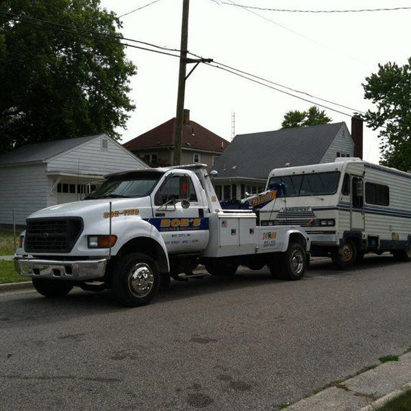 Trailer van towing
