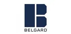 BELGARD logo in navy blue with stylized B icon and wordmark