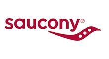 Saucony logo: Red text