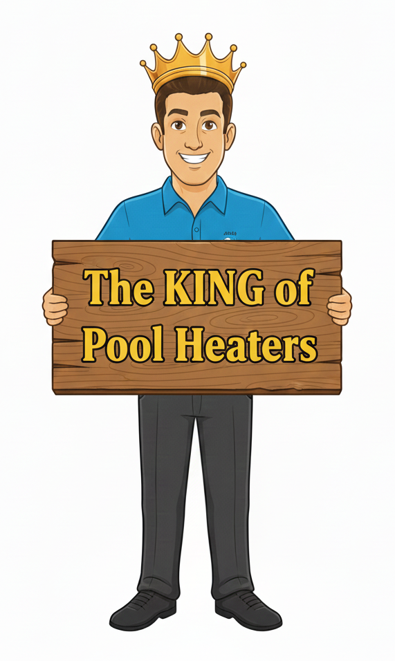 Cartoon man wearing a crown, holding a sign that reads 