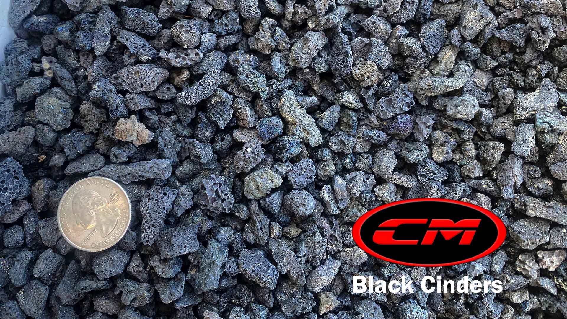 Black Cinders - Decorative Gravel