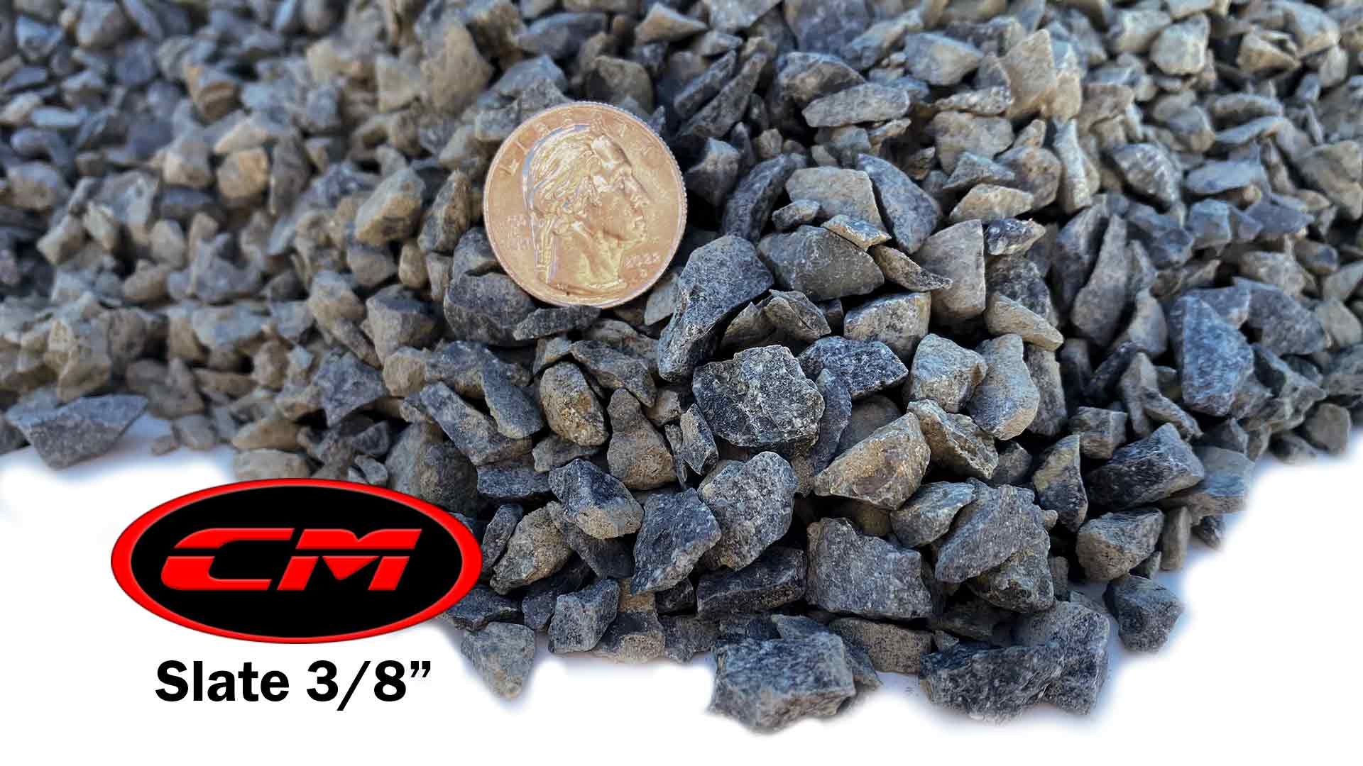 3/8″ Slate - Decorative Gravel, Sand & Gravel