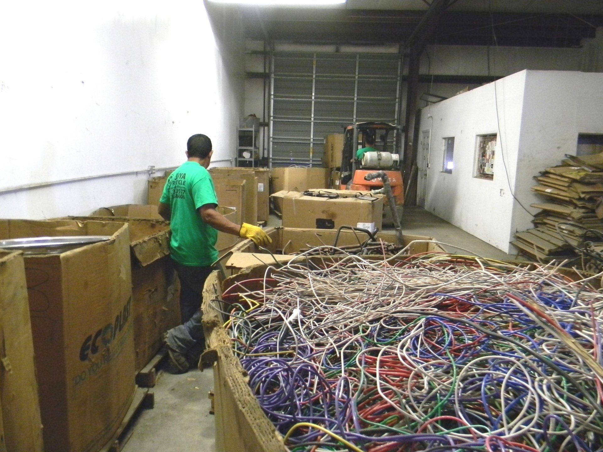 Metal wire recycling