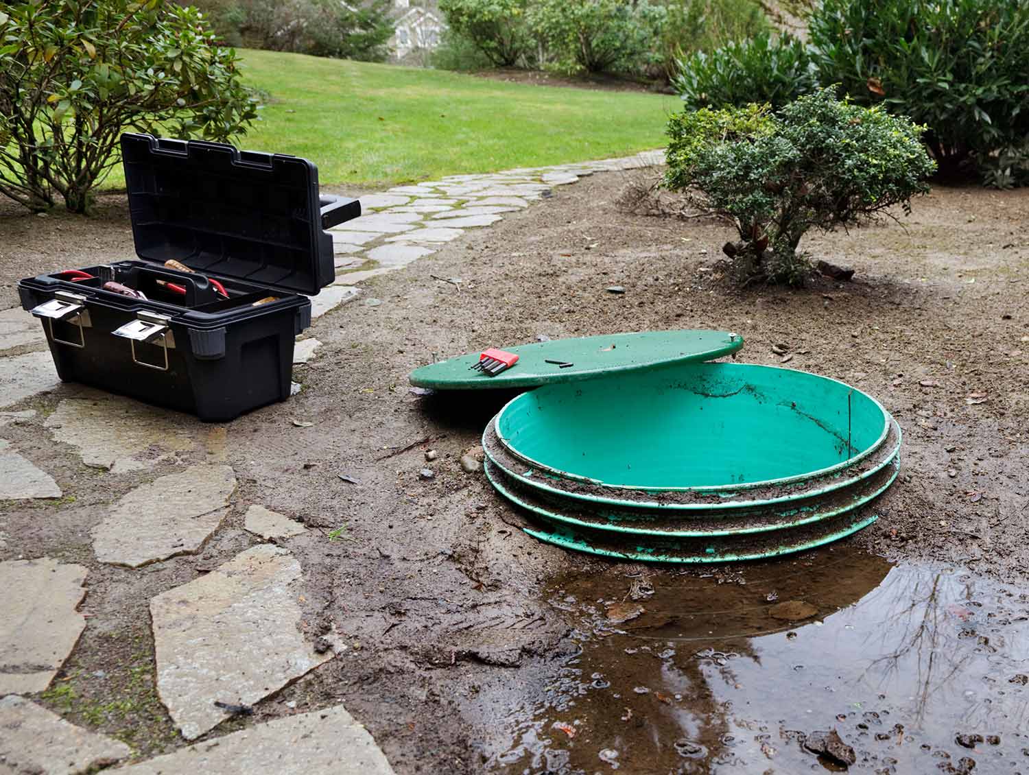 Septic tank inspection