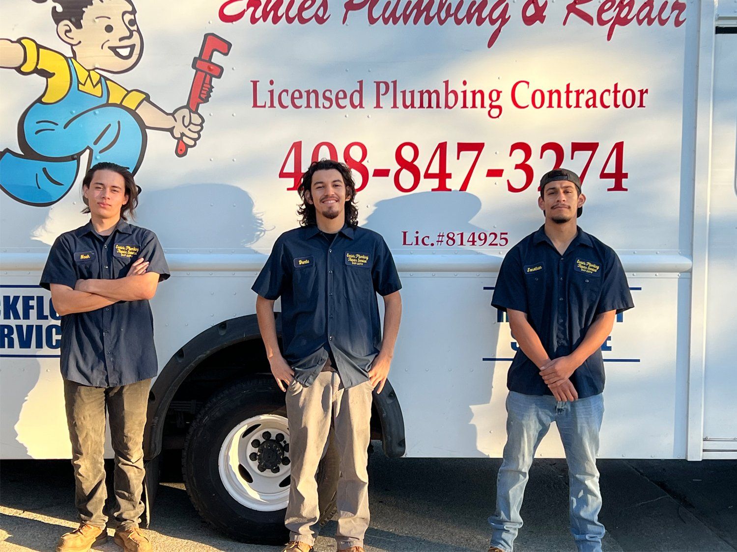 Plumbing Helpers Noah, Dante, Jonothan